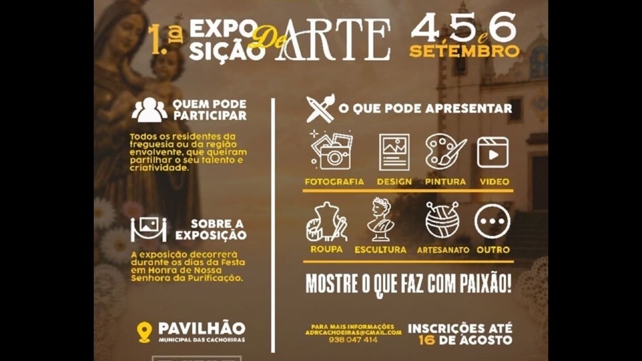Imagem do evento: 1.ª Exposição de Arte das Cachoeiras