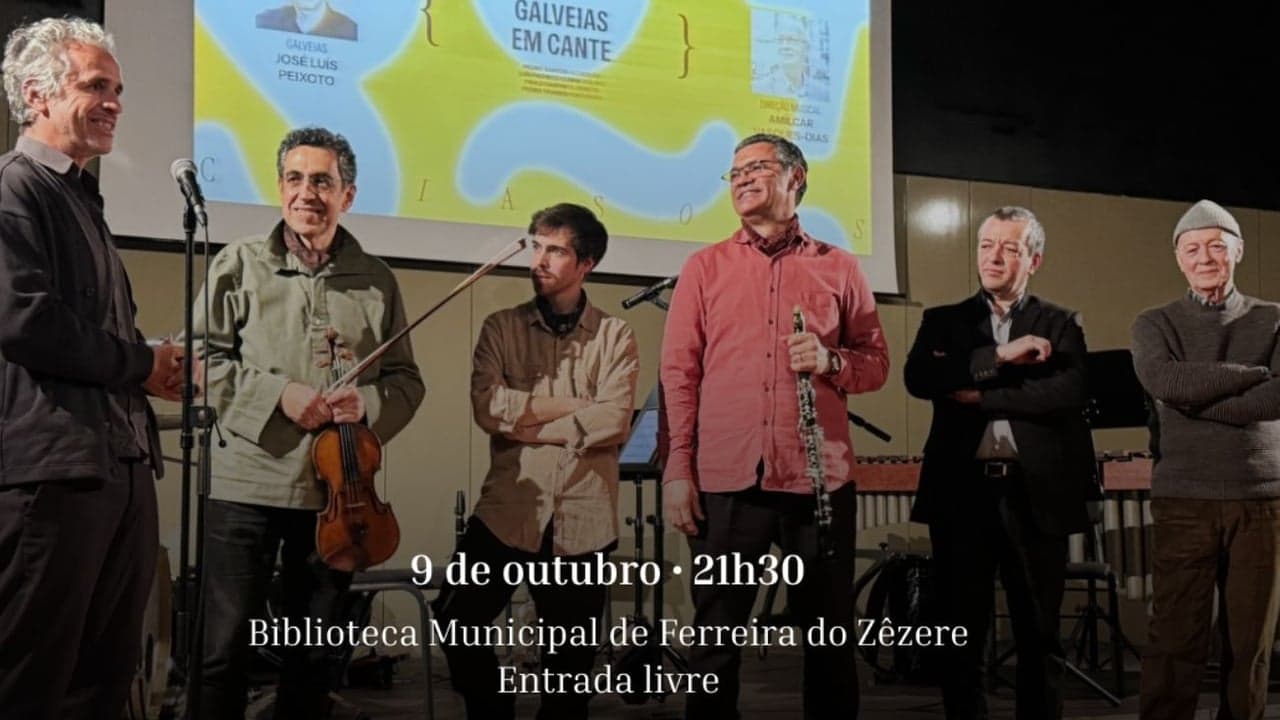 Imagem da notícia: Espetáculo une literatura e música na Biblioteca de Ferreira do Zêzere