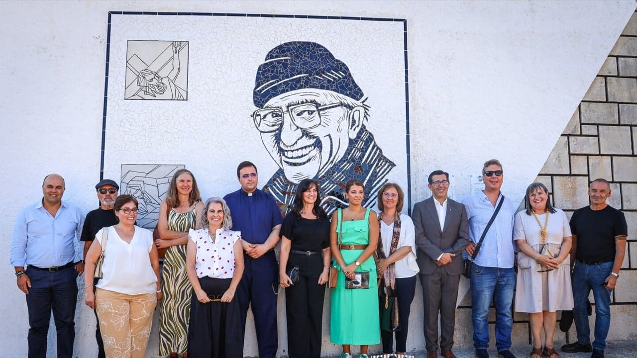 Imagem da notícia: Góis homenageia Nunes Pereira com mural em Ponte do Sótão