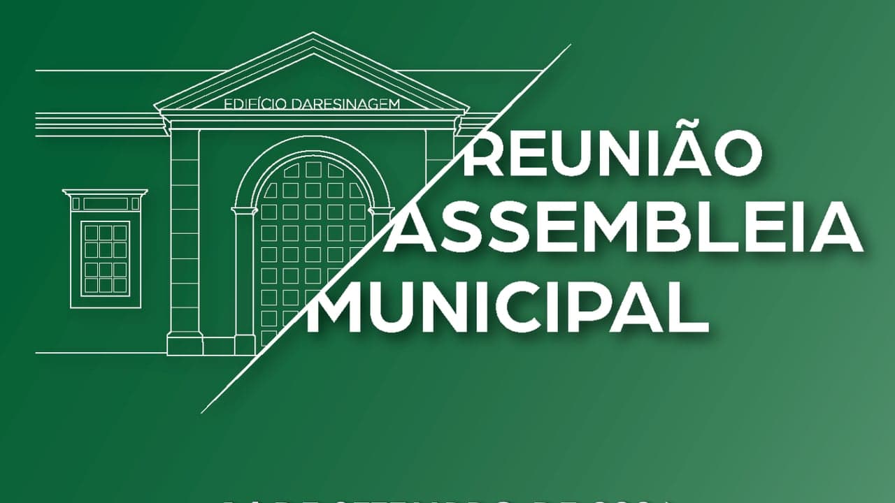Imagem da notícia: Assembleia Municipal reúne em 14 de setembro