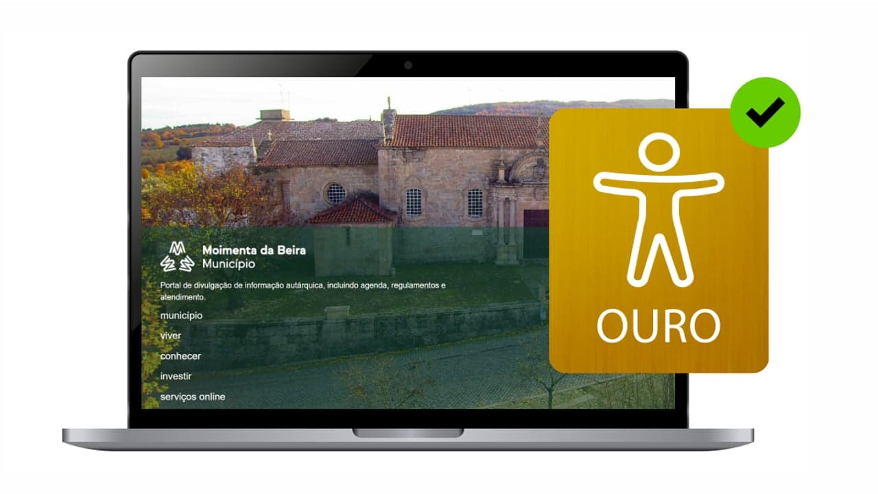 Imagem da notícia: Website municipal recebe Selo Ouro de acessibilidade