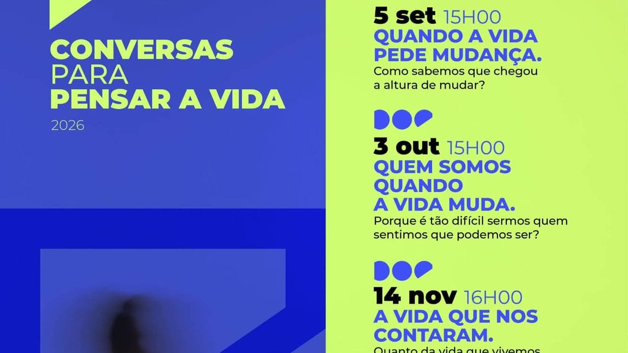 Imagem da notícia: Biblioteca de Peniche promove ciclo de conversas sobre a vida