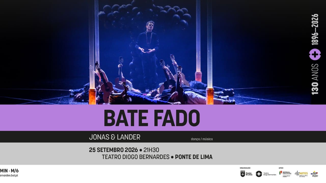 Imagem da notícia: Espetáculo "Bate Fado" sobe ao palco do Teatro Diogo Bernardes