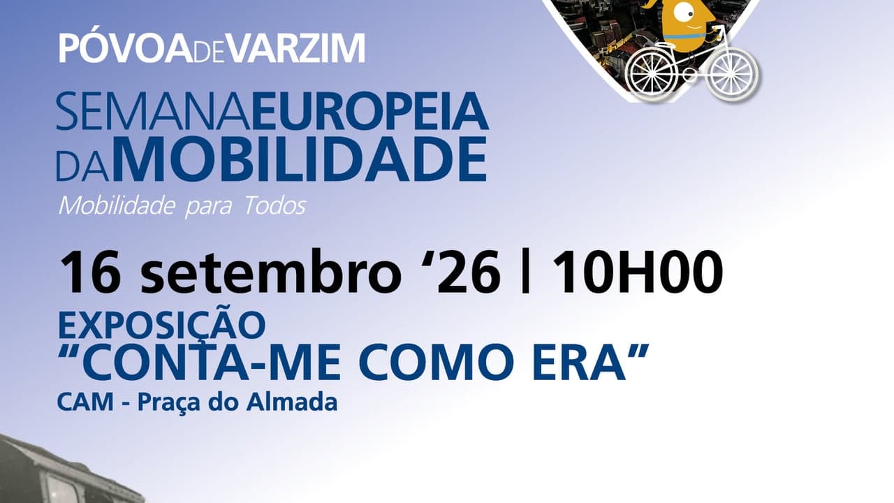 Imagem da notícia: Semana Europeia da Mobilidade até 22 de setembro