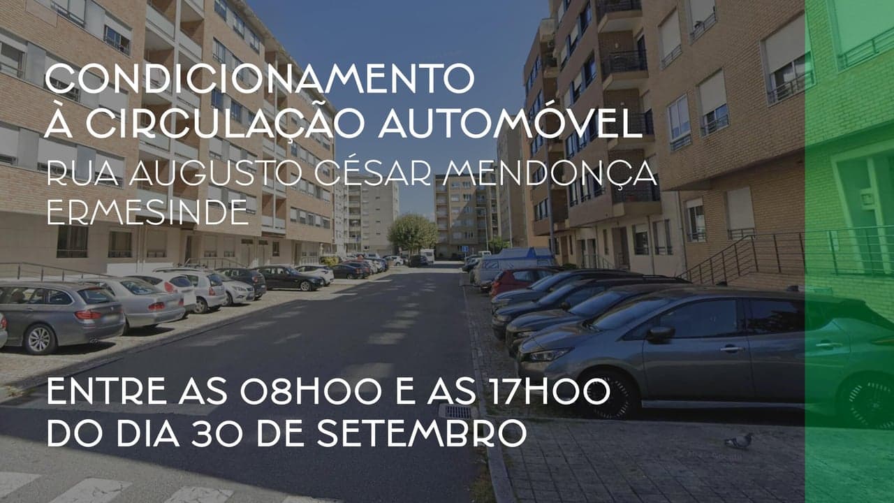 Imagem da notícia: Trânsito condicionado em Ermesinde para remoção de grua