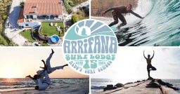Logótipo de Arrifana Surf Lodge — Alojamento em Aljezur