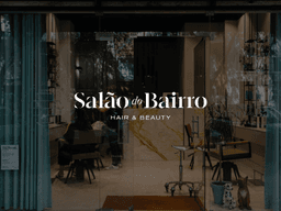 Logótipo de Salão do Bairro — Beleza & Bem-estar em Lisboa