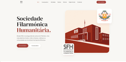 Logótipo de Sociedade Filarmónica Humanitária — Cultura & Lazer em Palmela