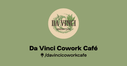 Logótipo de Da Vinci Cowork Cafe — Restauração em Portimão