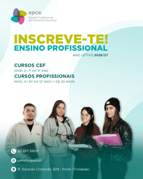 Logótipo de Escola Profissional de Comércio Externo — Educação em Porto