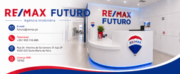 Logótipo de RE/MAX Futuro — Imobiliário em Santa Maria da Feira