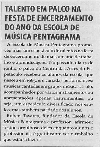 Logótipo de Escola de Música Pentagrama — Educação